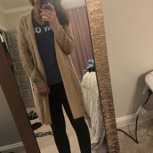 Tan Cardigan